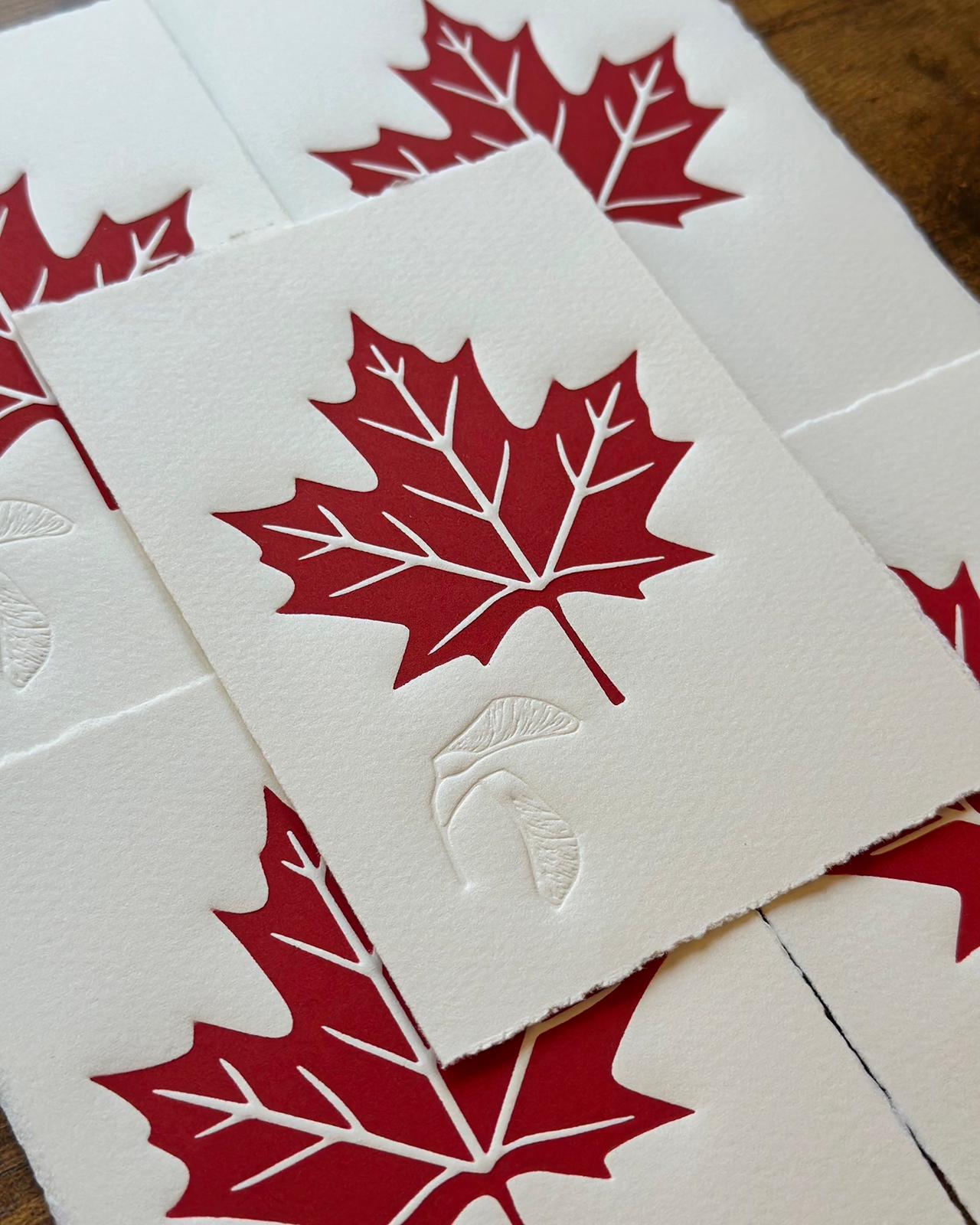 Maple - Original Handmade Print