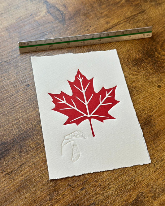 Maple - Original Handmade Print