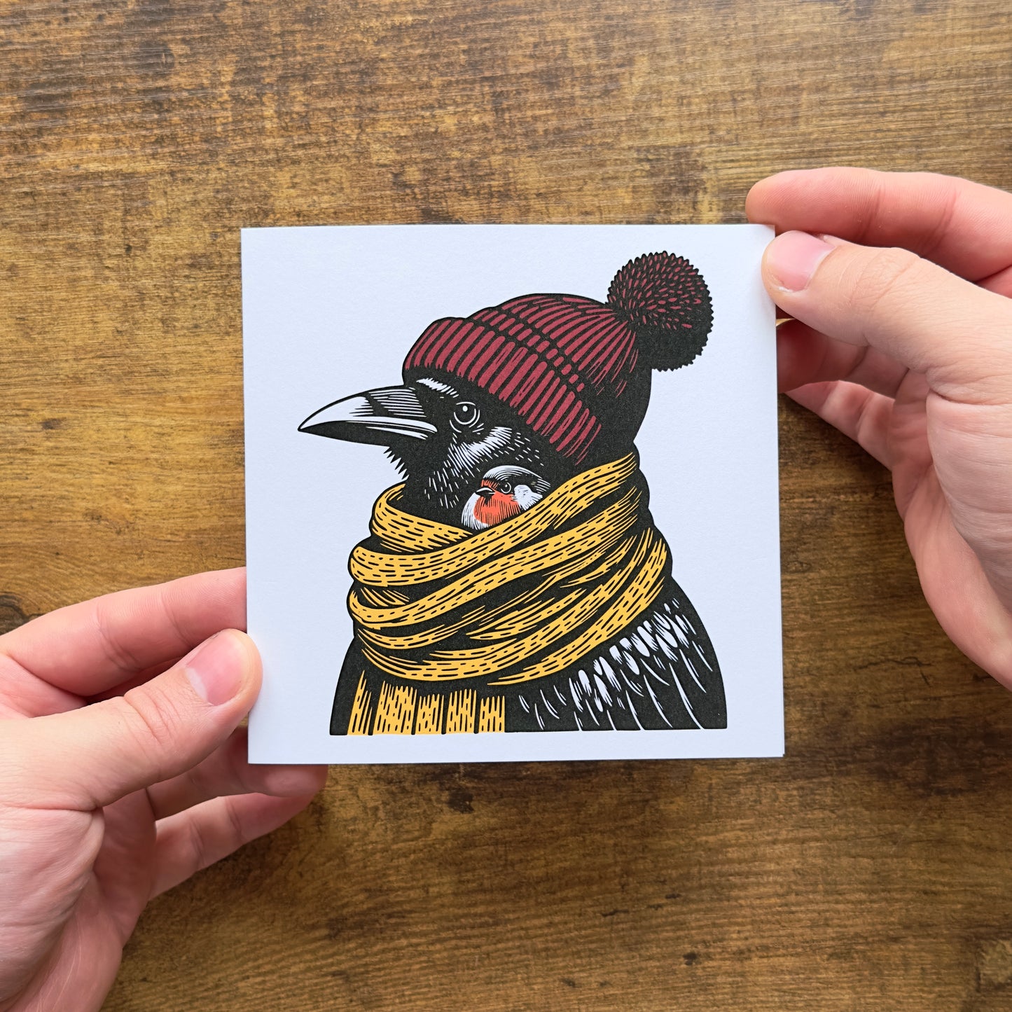 Robin & Raven - Greeting Card