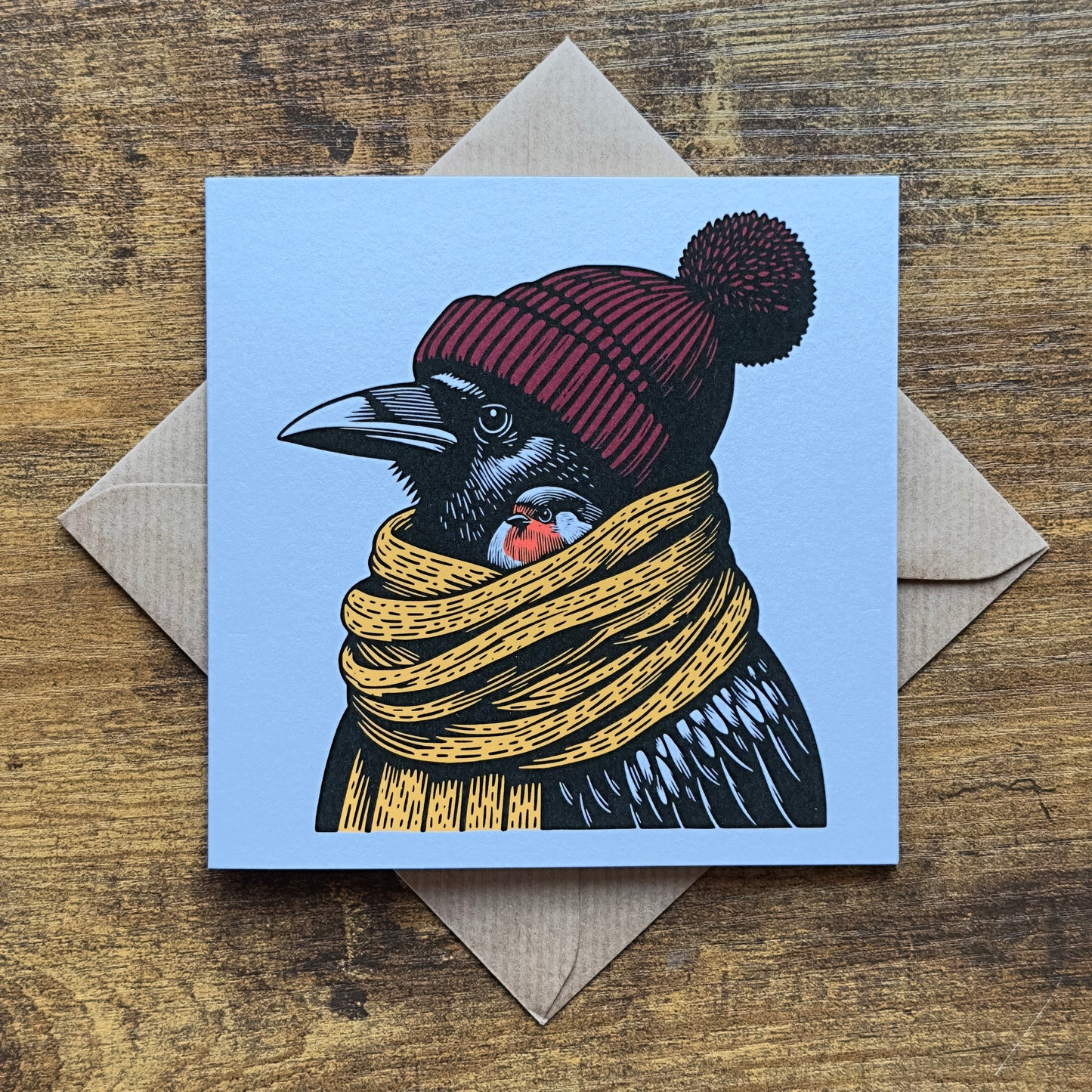 Robin & Raven - Greeting Card